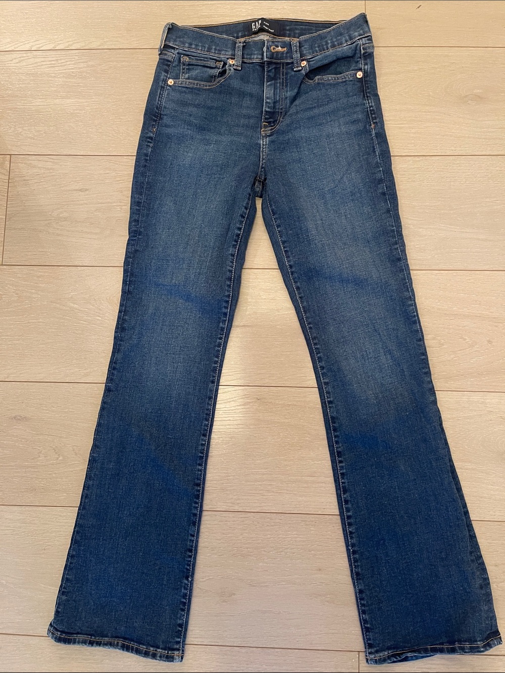 GAP Women's Dark Blue Flare Jeans